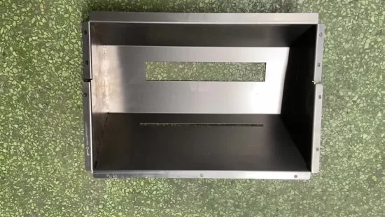 Caixa barata de liga de alumínio, capa de exibição de metal, caixa de armazenamento de metal de alumínio, caixa de projeto de dobra de estampagem